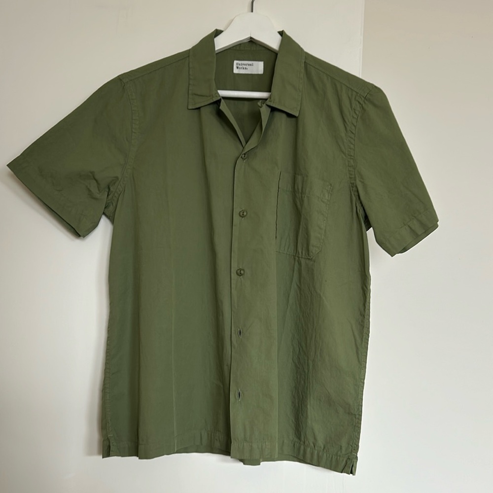 Universal Works 100% Organic Cotton Poplin Road shirt XS